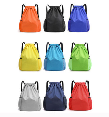 Logo personnalisé Accepté Sac scolaire Sac à dos à la corde pour le gymnase Voyage Plage Natation