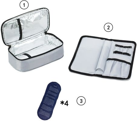 Sacs de voyage avec revêtement isolant Gardez vos médicaments froids et organisés
