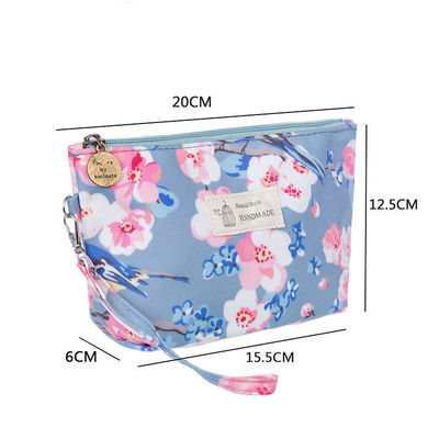 Sacs cosmétiques pour le maquillage Logo personnalisé Sacs cosmétiques en toilette en coton