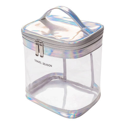 Sac pratique pour les cosmétiques imperméable à l'eau clair transparent sac de maquillage de beauté Voyage