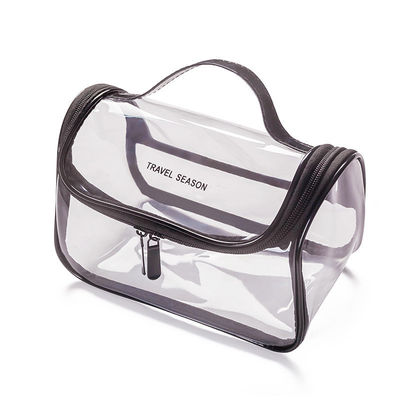 Sac pratique pour les cosmétiques imperméable à l'eau clair transparent sac de maquillage de beauté Voyage