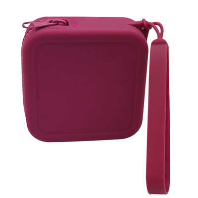 Sac cosmétique de voyage en silicone de couleur personnalisée Sacs à main de mode pour les toilettes pour femmes