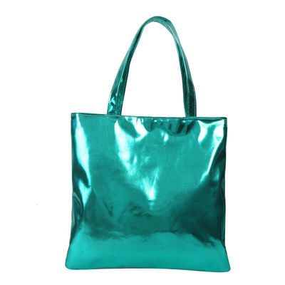 Sac à main doux, simple, de couleur solide, brillant, en cuir pour une fille mignonne.