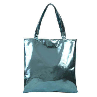 Sac à main doux, simple, de couleur solide, brillant, en cuir pour une fille mignonne.
