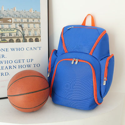 Sac à dos de basket-ball pour équipes Sac de sport pour hommes avec motif de lettre et fermeture à fermeture à glissière