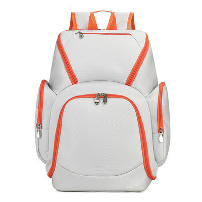 Sac à dos de basket-ball pour équipes Sac de sport pour hommes avec motif de lettre et fermeture à fermeture à glissière