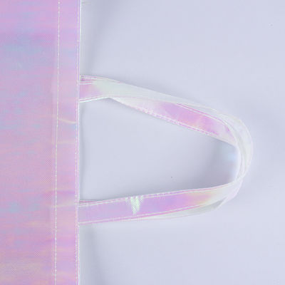 Logo personnalisé imprimé Non tissé métallique brillant lamellé sac cadeau pour la vie quotidienne