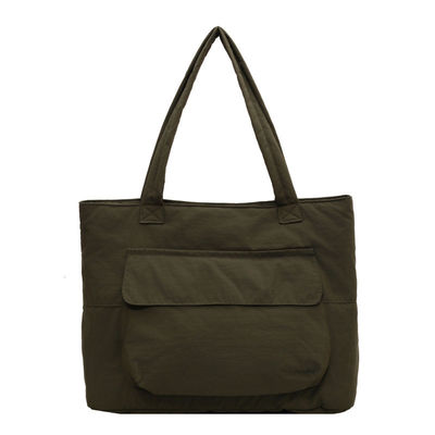 Grosse capacité de travail Oxford Tote sac à épaule personnalisé fermeture ouverte en nylon étanche