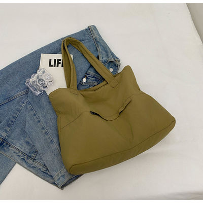 Grosse capacité de travail Oxford Tote sac à épaule personnalisé fermeture ouverte en nylon étanche
