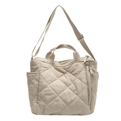 Logo sur mesure en nylon léger, sac gonflé, sac à main, sac à main