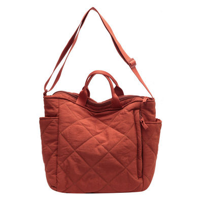 Logo sur mesure en nylon léger, sac gonflé, sac à main, sac à main