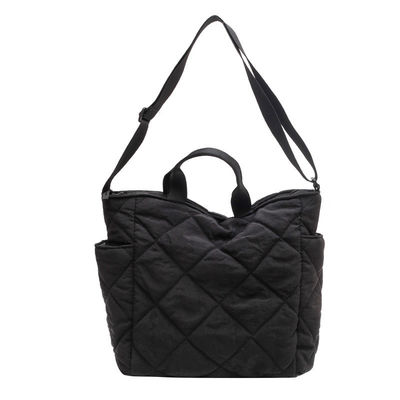 Logo sur mesure en nylon léger, sac gonflé, sac à main, sac à main