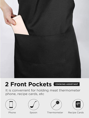 Type de tissu uniforme Logo personnalisé imperméable à l'eau Chef Cuisine Taille pour café Restaurants Cuisine