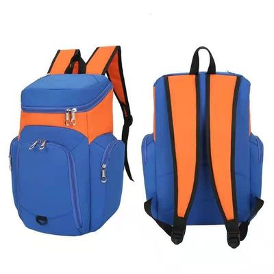 Sac à dos de basket-ball ou de football en matériau avec conception personnalisée et fermeture à fermeture éclair