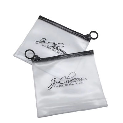 Sac cosmétique en PVC transparent avec fermeture à fermeture à glissière