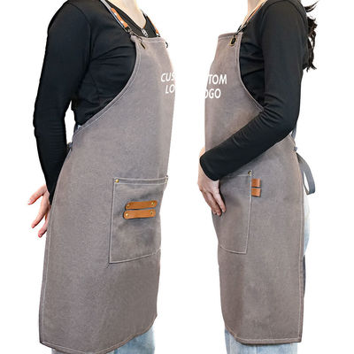 Logo personnalisé tablier en coton pour cuisinier en gros achat de fournitures