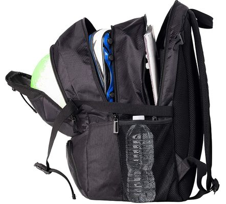 Sac à dos sportif de grande capacité de couleurs vives avec logo et motif de lettres personnalisés