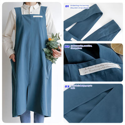Shopping pour le logo personnalisé Cuisine Chef Cuisine Café Restaurants Cross Back Coton tablier