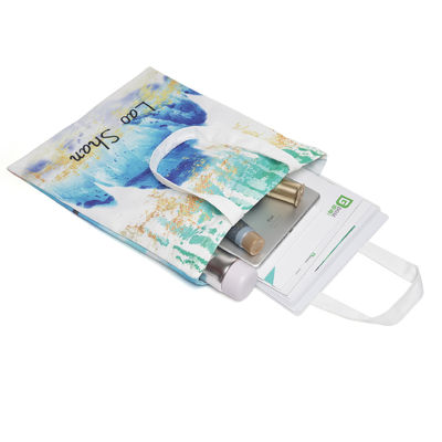 Logo personnalisé accepté sac à main en coton recyclable toile de coton grande taille avec poche fermeture éclair
