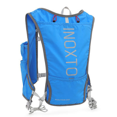 Sac à dos hydratant durable pour le vélo en plein air avec poche à fermeture à glissière intérieure et logo personnalisé