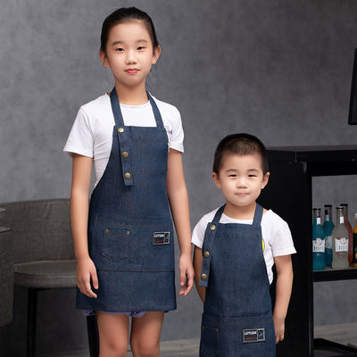 Logo personnalisé Pour enfants, tablier de cuisine et chapeau de chef pour enfants Impression numérique OEM/ODM Accepté
