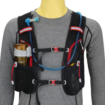 Matériau de revêtement en polyester Sac à eau pour le sport Voyage Hydratation Veste de course