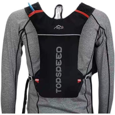 Matériau de revêtement en polyester Sac à eau pour le sport Voyage Hydratation Veste de course