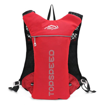 Matériau de revêtement en polyester Sac à eau pour le sport Voyage Hydratation Veste de course