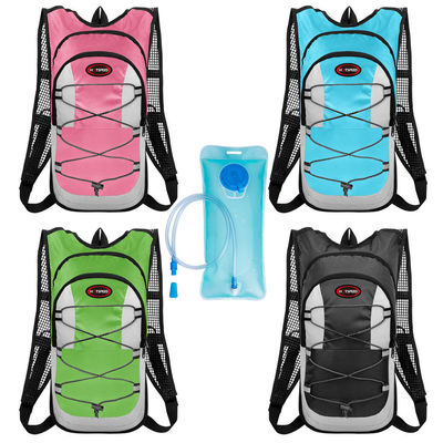 Polyester revêtement de montagne sport sac à eau hydratation sac à dos avec vessie d'eau