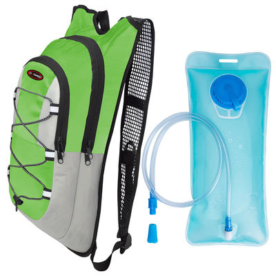 Polyester revêtement de montagne sport sac à eau hydratation sac à dos avec vessie d'eau