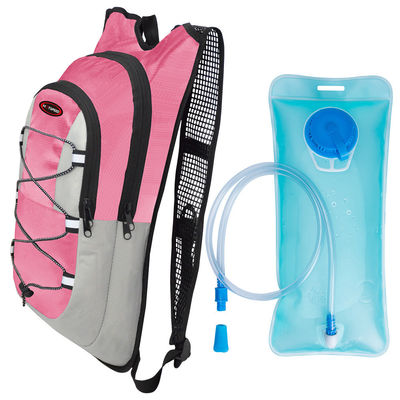 Polyester revêtement de montagne sport sac à eau hydratation sac à dos avec vessie d'eau