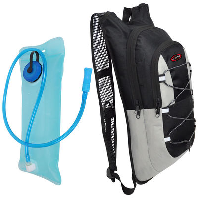 Polyester revêtement de montagne sport sac à eau hydratation sac à dos avec vessie d'eau