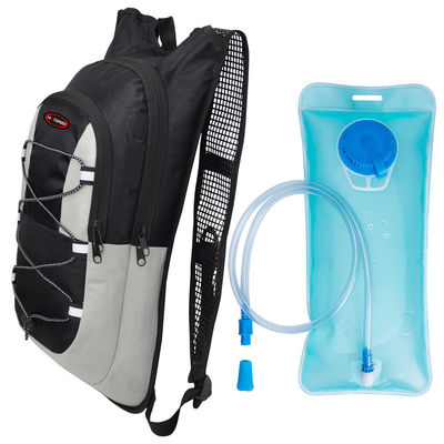 Polyester revêtement de montagne sport sac à eau hydratation sac à dos avec vessie d'eau