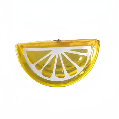 Sac de lavage à fermeture à glissière imperméable à l'eau Sac cosmétique en PVC personnalisé de grande capacité avec conception de fruits