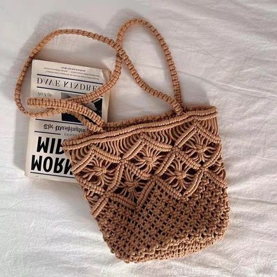 OEM/ODM Acceptable sac à main en crochet avec ceinture d'épaule douce pour les filles sur la plage
