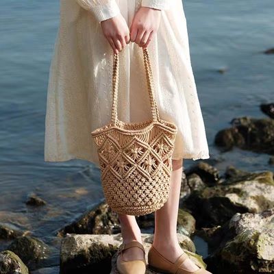OEM/ODM Acceptable sac à main en crochet avec ceinture d'épaule douce pour les filles sur la plage