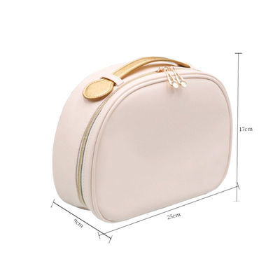 Maquillage cosmétique couleur solide imperméable PU sac cosmétique pour les voyages et les articles de toilette