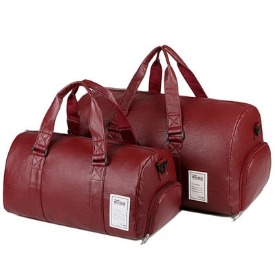 Sac à dos de voyage résistant à l'eau à l' extérieur avec un motif solide et une fermeture à fermeture éclair