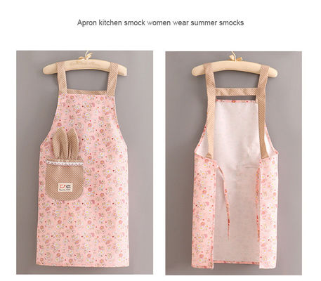Chefs Uniforme Logo Imprimé sur mesure Femmes coton réglable Polyester Bib Aperitif de cuisine