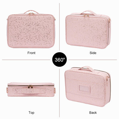 Sac cosmétique à motif solide pour couleur personnalisée Sac à main portable