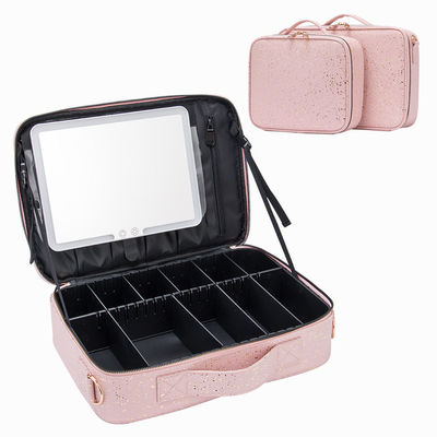 Sac cosmétique à motif solide pour couleur personnalisée Sac à main portable