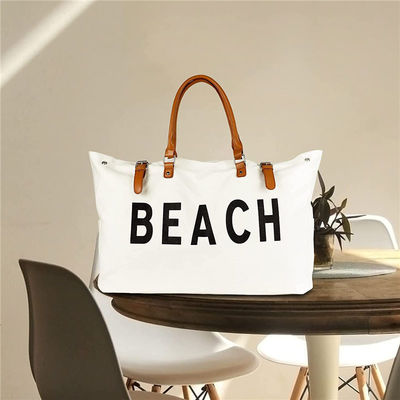 Sac à main en toile personnalisé 2023 Design Gros sac de plage pour femmes imperméable à l'eau et à sable