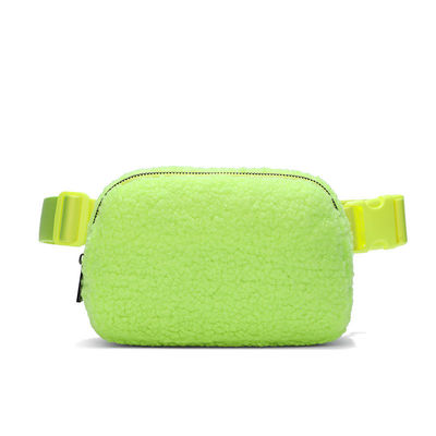 OEM/ODM Accepté Sac à ceinture Sherpa féminin mignon mode Berber Vêtement Fanny Pack