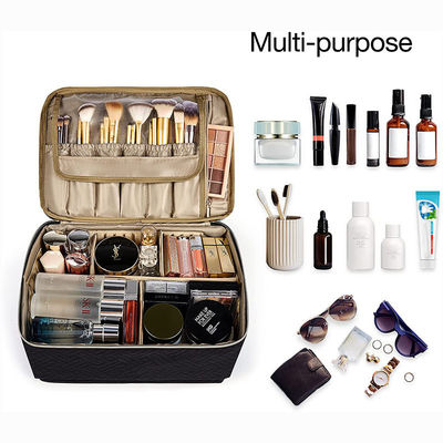 Sacs à la mode à l'eau double couche pour soins de la peau, maquillage, pinceau et séparateur
