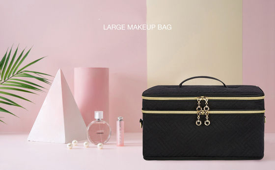 Sacs à la mode à l'eau double couche pour soins de la peau, maquillage, pinceau et séparateur