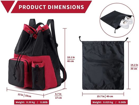 OEM/ODM acceptable sac à dos de gymnastique en treillis à arc pour piscine équipement de travail de yoga de plage