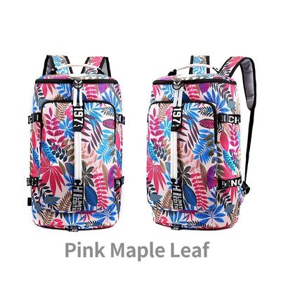 Sac à dos féminin à motifs floraux sac de sport sac de fitness pour les activités de plein air et les voyages