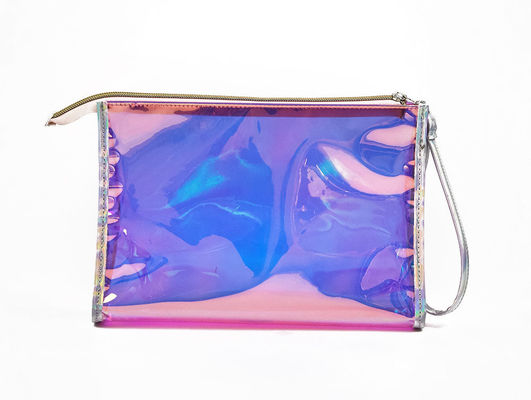 Le sac cosmétique de voyage à fermeture à glissière à la mode avec logo personnalisé