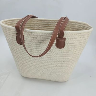 Sac à paille en tissu naturel fait à la main La combinaison parfaite de style et de fonction