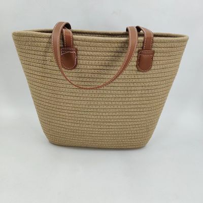 Sac à paille en tissu naturel fait à la main La combinaison parfaite de style et de fonction